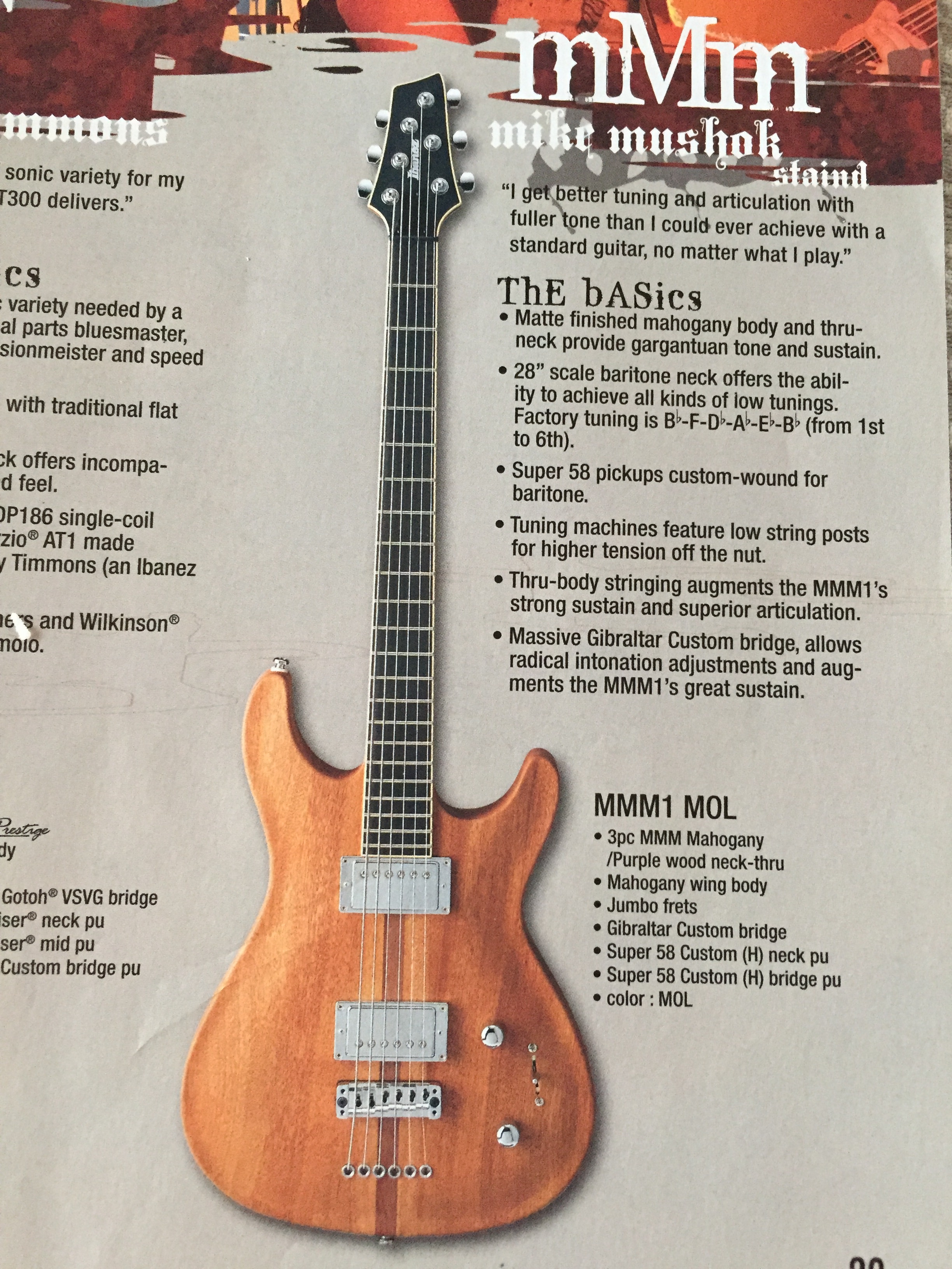Ibanez mike shop mushok